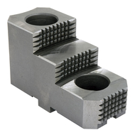 6" Tongue & Groove Hard Chuck Jaws SET of 3