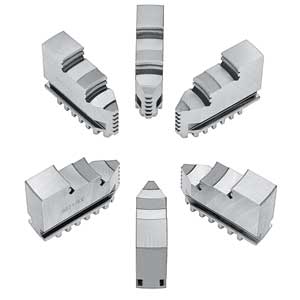 6" Hard Solid OD Jaws for Bison Chuck 6 Piece Set 7-880-606 6" Hard Solid OD Jaws for Bison Chuck 6 Piece Set 7-880-606
