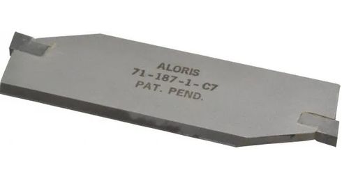 Aloris Reversible Blades With Brazed-In Carbide Tips 0.187" width x 2.00" height