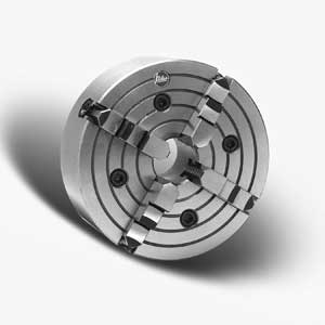 Atlas 4-Jaw 12" Independent Plain Back Iron Body Chuck 1244-1000