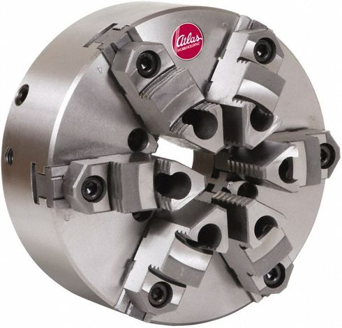 ATLAS 8" Easy-Set Self-Centering 6 Jaw Manual Lathe Chuck EZ86