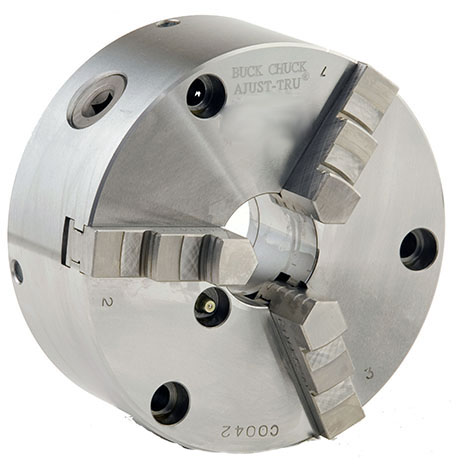BUCK B8043S 4" 3 Jaw ATSC Forged Steel Body Chuck Inside & Outside Solid Jaws BUCK B8043S 4" 3 Jaw ATSC Forged Steel Body Chuck Inside & Outside Solid Jaws
