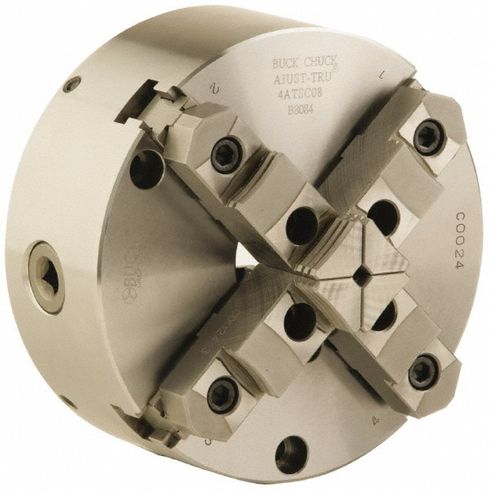 BUCK B8084 8" 4 Jaw ATSC Forged Steel Body Chuck 