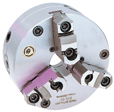 Bison Lathe Chuck -10" Plain Mount, 3-Jaw 7-800-1000