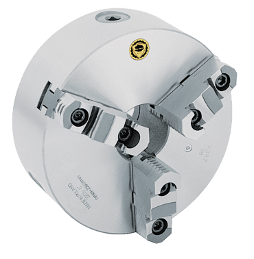 Bison Lathe Chuck - 8'' A1-5 Mount, 3-Jaw, 2 Piece Reversible Jaws 7-801-0815