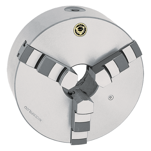 Bison Precision Lathe Chuck - 5" Plain Mount, 3-Jaw 7-810-0500