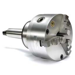 Bison Self-Centering Chuck 7-860-0500 5" 4 MT Morse Taper Mount, 3-Jaw Bison Self-Centering Chuck 7-860-0500 5" 4 MT Morse Taper Mount, 3-Jaw