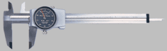 Brown & Sharpe 0 - 6'' Measuring Range (.001 Grad.) - Dial Caliper - #599-579-5