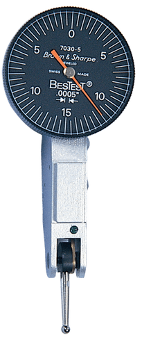 Brown & Sharpe .030 Range - .0005 Graduation - Horizontal Dial Test Indicator Kit