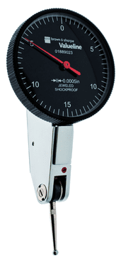 Brown & Sharpe 1.54" Face Diameter .0005" Graduation Black Face Dial Test Indicator Model No. 01889023 Brown & Sharpe 1.54" Face Diameter .0005" Graduation Black Face Dial Test Indicator Model No. 01889023