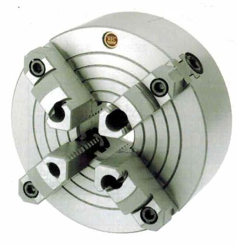 BTC 25" 4 Jaw D1-8 Independent Lathe Chuck 2 Piece Jaws