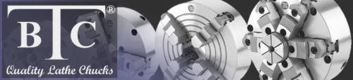 BTC 4 jaw Direct Mount Chucks