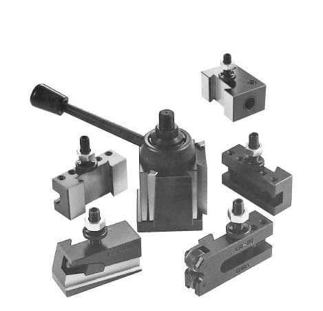 BXA 10" To 15" Quick-Change Tool Post Set  Wedge Type 