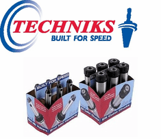 Cat50 Techniks 12Pc 6 End Mill Holders +6 Collet Chucks+ Collets