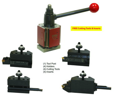 Dorian Tool Post & Holder 14 Piece Set QITP40N-FTB Dorian Tool Post & Holder 14 Piece Set QITP40N-FTB