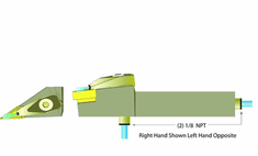 Dorian ADVJNL-12-3B - 3/4" SH - Thru Coolant  Turning Toolholder 53082