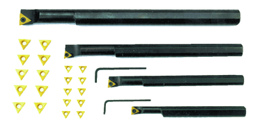 Dorian HP Indexable 4-Boring Bar & 20 Inserts Set - RH 85086