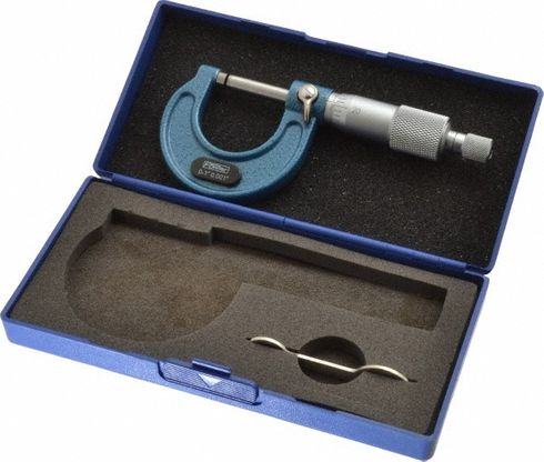 Fowler 0-1" Outside Micrometer Ratchet Stop Thimble Carbide Tipped  52-253-101-1  522531011 