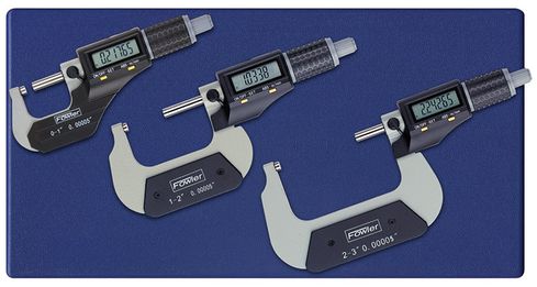 Fowler 0-3"/0-75mm Xtra-Value II Electronic Micrometer Set 54-870-103-0 548701030 BOM 