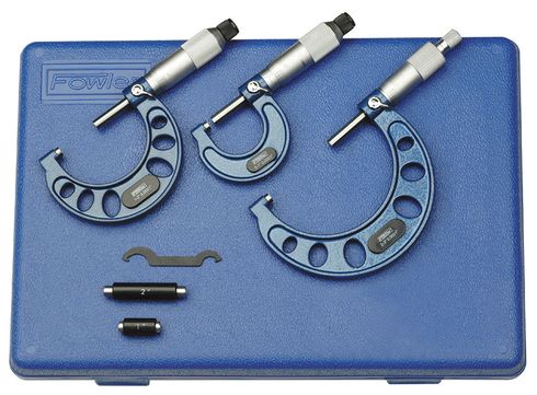 Fowler 0-3" Outside Micrometer Set 52-215-003-1 522150031 