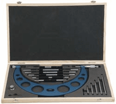 Fowler 0-6" Interchangeable Anvil Micrometer 52-401-221-1 524012211