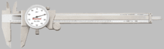 Fowler 0 - 8 / 0 - 200mm Measuring Range (.001 / .02mm Grad.) - Dial Caliper 52-030-008
