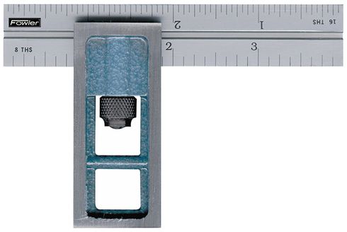 Fowler Double Square, Cast Head with 4” Blade 52-435-000 524350000 Fowler Double Square, Cast Head with 4” Blade 52-435-000 524350000