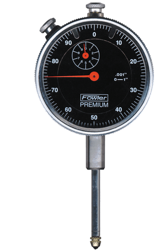 Fowler Kit Contains: Fowler 0-1" Travel Premium Black Dial Indicator With Certification With ProCheck Fine Adjustment Mag Base - Travel Indicator & Magnetic Base NB6552520110BMB 