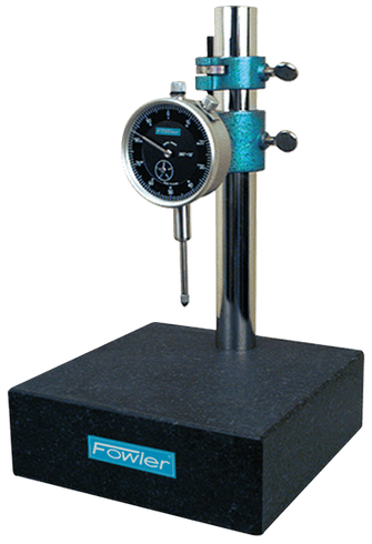 Fowler Kit Contains: Granite Base & 1" Travel Indicator, .001" Graduation, 0-100 Reading - Granite Stand with Dial Indicator . 52-580-109 Fowler Kit Contains: Granite Base & 1" Travel Indicator, .001" Graduation, 0-100 Reading - Granite Stand with Dial Indicator . 52-580-109