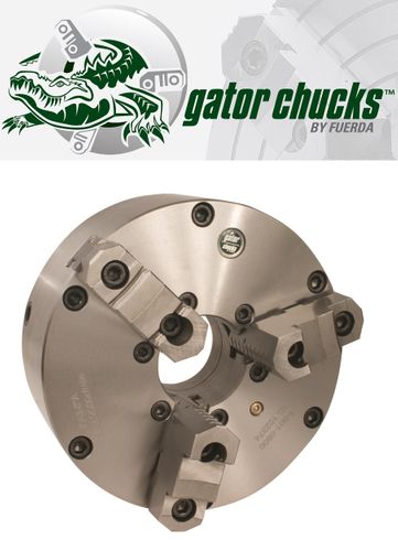 Gator 3 & 6 Jaw Adjustable Semi Steel Lathe Chuck