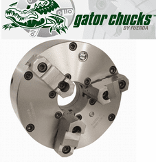 Gator 5" 3 Jaw Sem Steel Tru Adj Plain Back