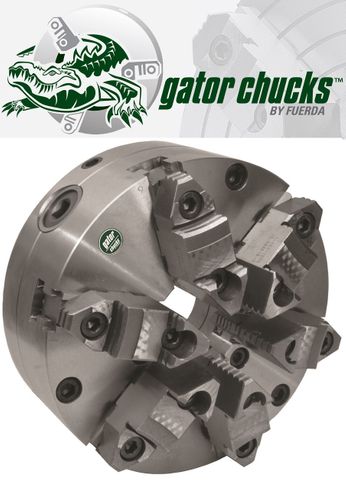 5" GATOR Lathe Chuck 6 Jaw TRU ADJUSTABLE FORGED MONO JAW