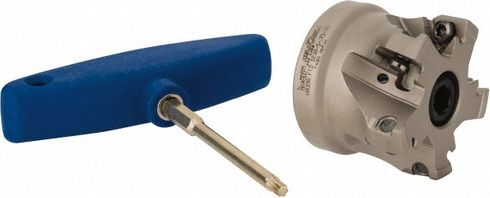 Iscar - 3106804 - Indexable Square-Shoulder Face Mills Cutting Diameter (Decimal Inch): 2.0000