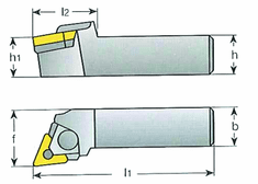 ISCAR MTJNR 10-3W -5/8 x 5/8" SH - RH - Turning Toolholder EH3600591  
