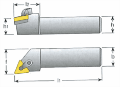 ISCAR MTJNR 16-4 -1 x 1" SH - RH - Turning Toolholder EH3600596 