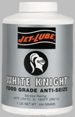 Jet-Lube White Knight Anti Seize 1 lb 16404 
