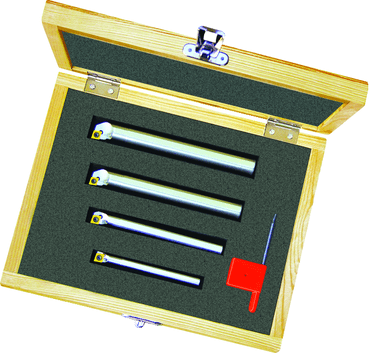 Micro 100 Coolant Thru Boring Bar Set - 1/4, 5/16, 3/8, 1/2" Shank