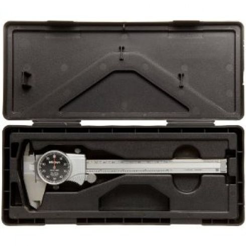 Mitutoyo 0-6" Dial Caliper Black Face .001 Graduation 505-742-56