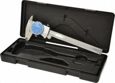 Mitutoyo 0-6 Dial Caliper Blue Face .001 Graduation 505-675-51