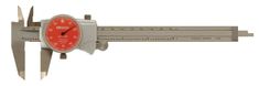 Mitutoyo 0-6 Dial Caliper Red Face .001 Graduation 505-675-54