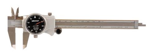 Mitutoyo 0 - 6" Dial Calipers Black Face 505-675-66