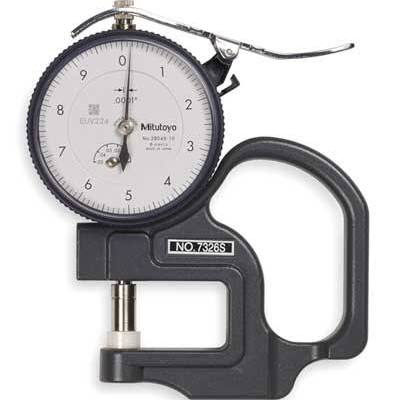 Mitutoyo 0 to 1/2 1.1811 Inch Throat Depth Dial Thickness Gage 7300S