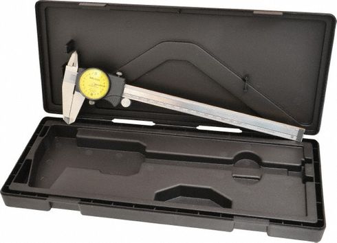 Mitutoyo 0 - 150mm Measuring Range .02mm Grad. Dial Caliper 505-671