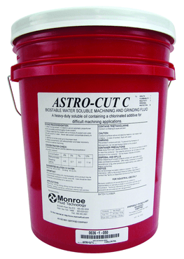 Monroe Astro-Cut C Biostable Heavy Duty Soluble Oil Fluid 5 Gallon 0036-1-050