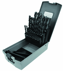 Morse Cutting Tools 25 Pc. 1mm - 13mm by .5mm HSS Surface Treated Jobber Drill Set MT1218107