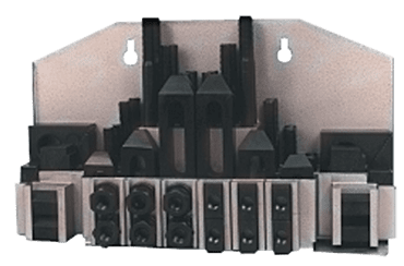 Ajax Machinists Clamping Set 1/2-13 Stud Size 5/8 T-Slot Size 12625CK 
