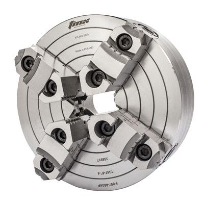TMX 8" D1-3 / D1-4 4-Jaw Independent Forged Steel Body Chuck Made in Poland