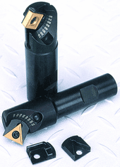 Niko 1" Shank - 2 Pocket - Fleximill Indexable Countersink Chamfering Boring Milling Cutter