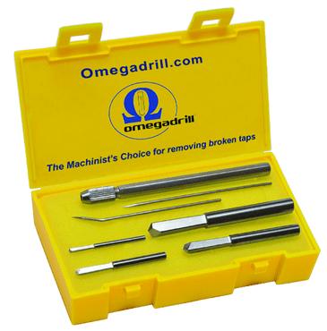 Omega Drill 7 Piece Carbide Tap Removal Set OD-SET1 Omega Drill 7 Piece Carbide Tap Removal Set OD-SET1