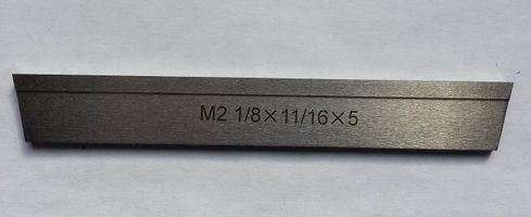 P2N Type Cut Off Blade HSS M2 5/64 wide X 1/2 height X 4-1/2 length 